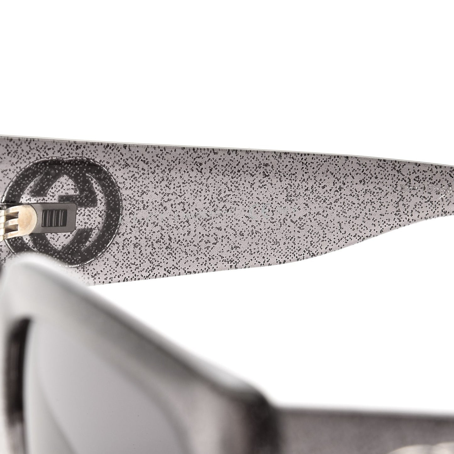 Glitter Square Optyl Sunglasses 3814/S Gray Silver