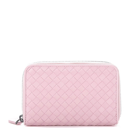 Bottega Veneta Nappa Intrecciato Zip Around Wallet Dragee 1 of 10