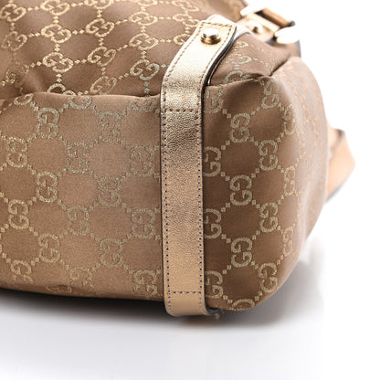 Gucci Satin Monogram Medium Abbey Shoulder Bag Bronze 9 of 9