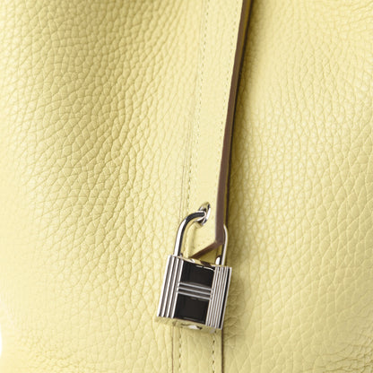 Hermes Taurillon Clemence Picotin Lock 18 PM Jaune Poussin 9 of 10