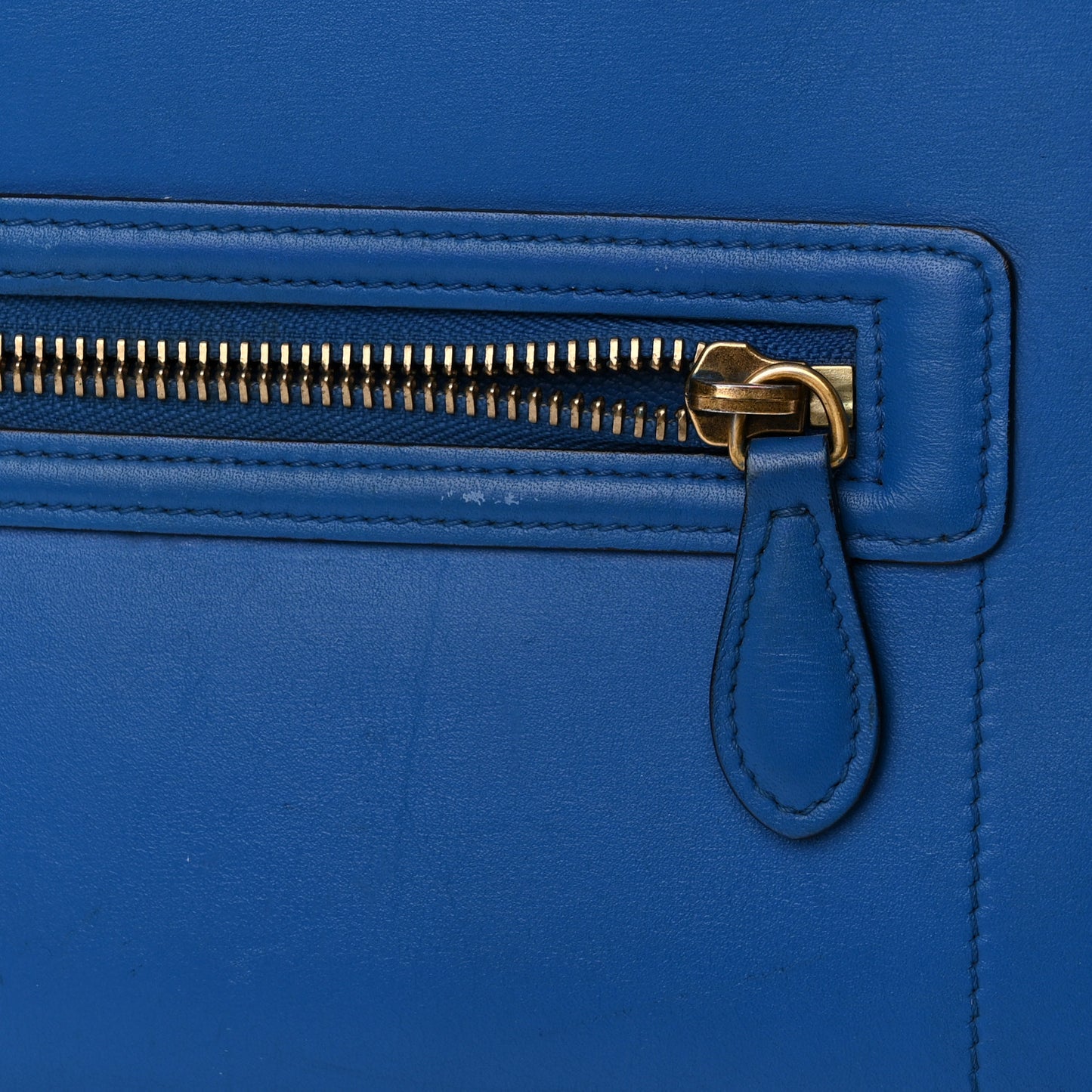 Smooth Calfskin Mini Luggage Royal Blue