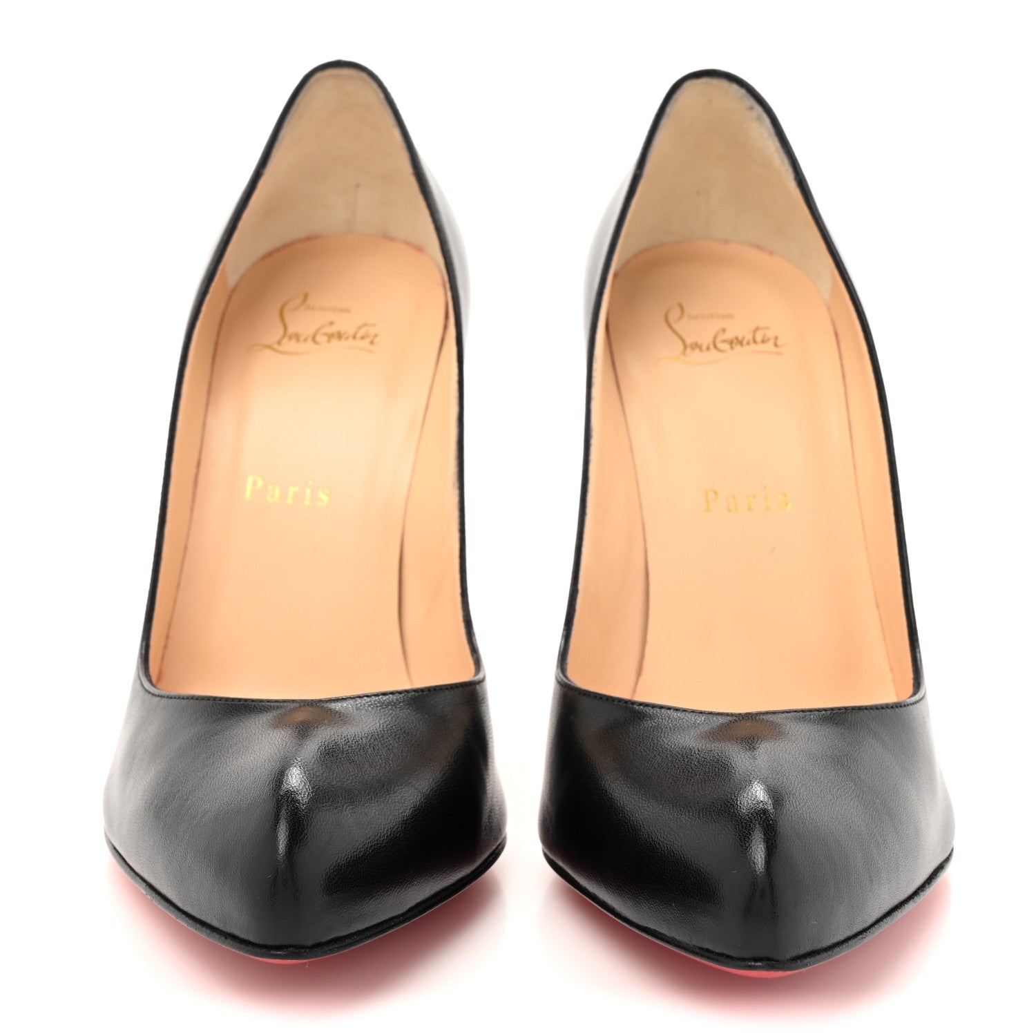 Christian Louboutin Shiny Nappa Breche 100 Pumps 39 Black 2 of 11