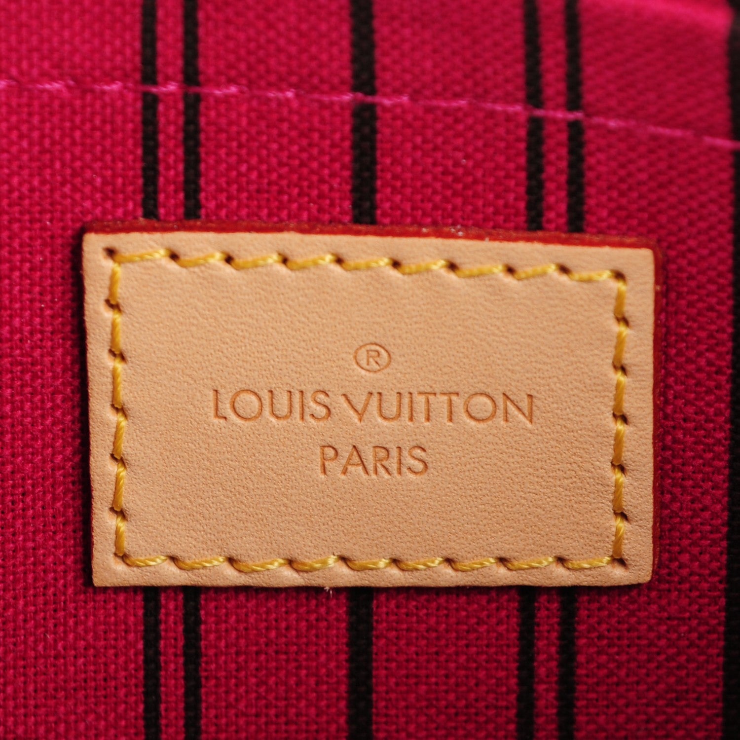Louis Vuitton Monogram Neverfull MM GM Pochette Pivoine 6 of 8