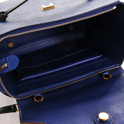 Celine Elephant Calfskin Mini Bi-Color Belt Bag Indigo 5 of 5