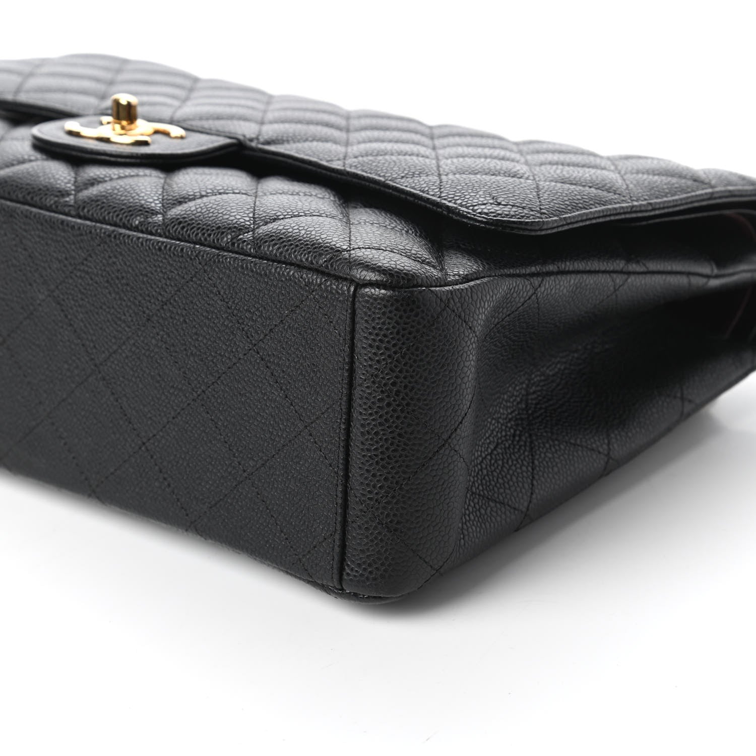 Chanel Caviar Quilted Maxi Double Flap Black 7 of 11