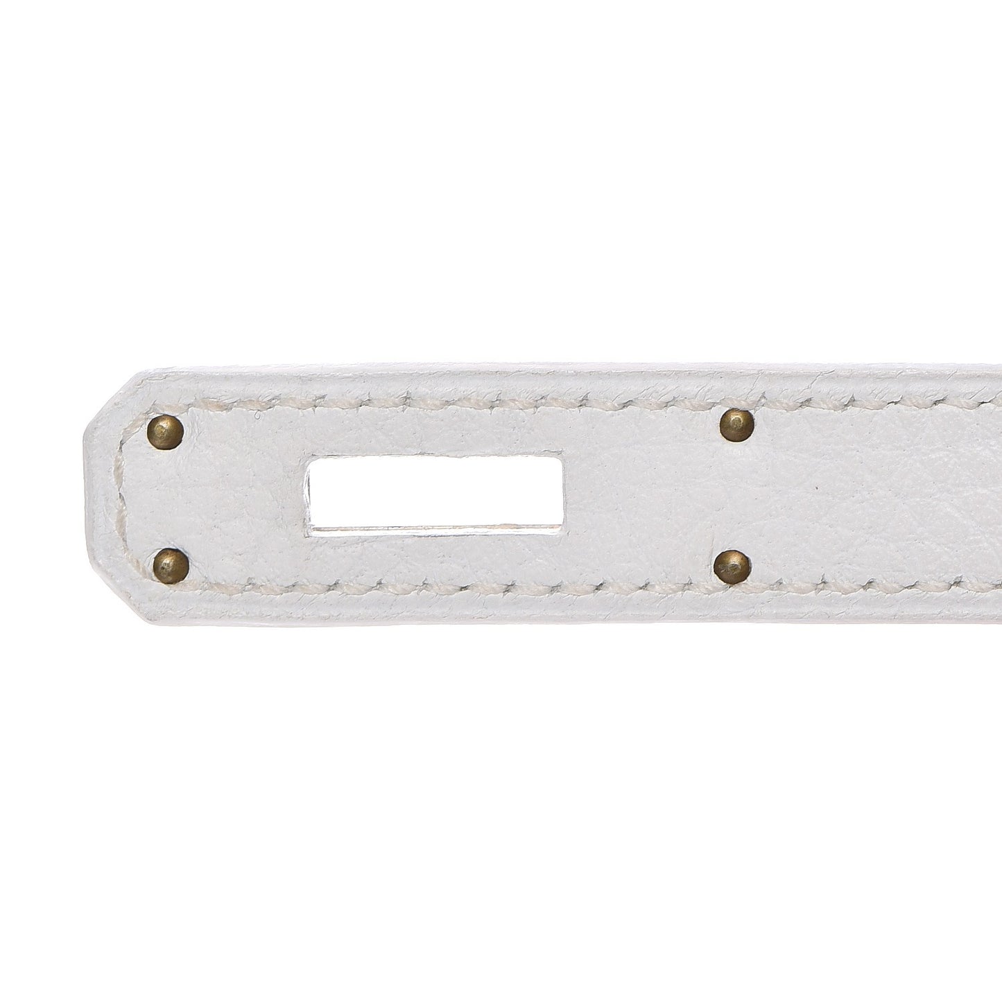 Taurillon Clemence Birkin 30 White