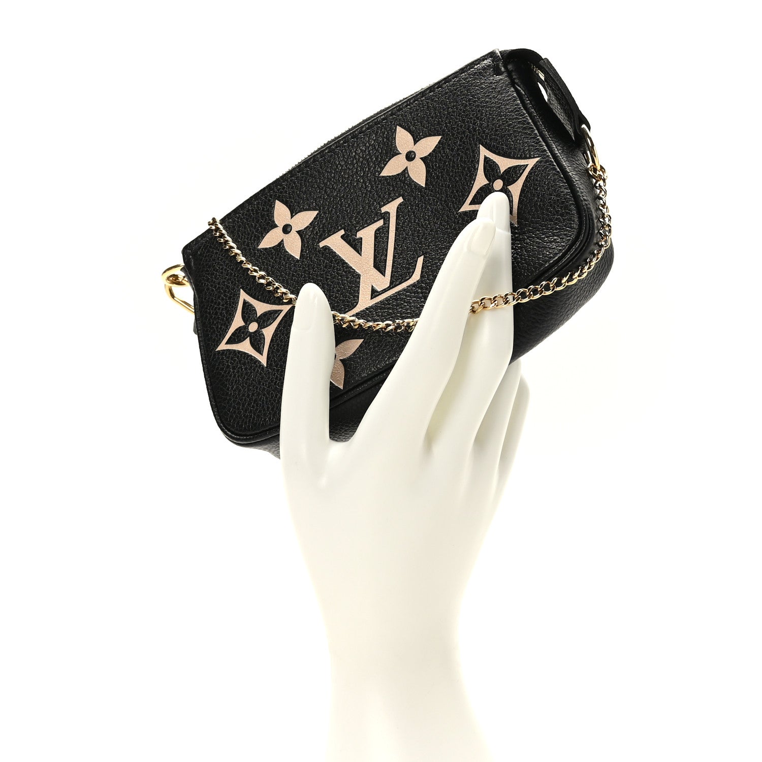 Louis Vuitton Empreinte Monogram Giant Mini Pochette Accessories Black 2 of 9