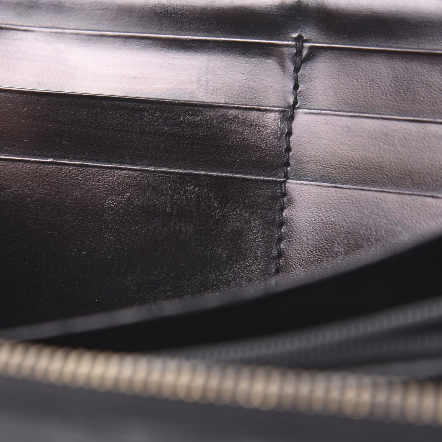 Gucci Imprime Monogram GG Pierce Zip Around Wallet Black 9 of 14