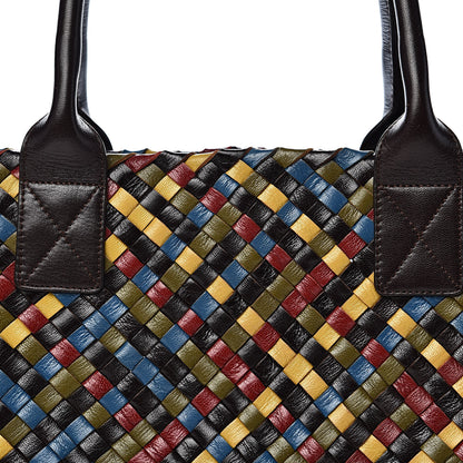 Bottega Veneta Shiny Goatskin Intrecciato Mini Cabat Multicolor 13 of 13