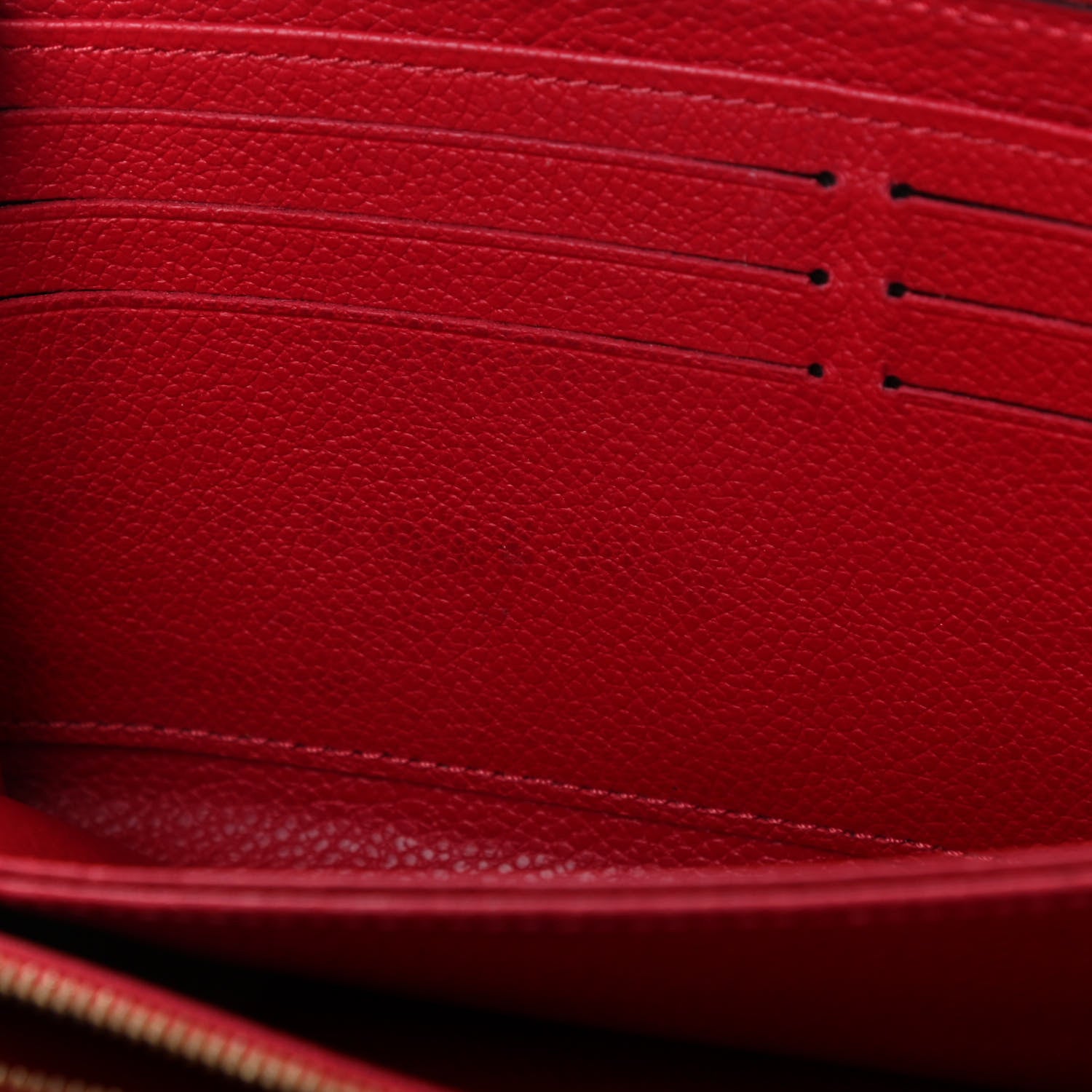 Louis Vuitton Empreinte Zippy Wallet Scarlet 9 of 9