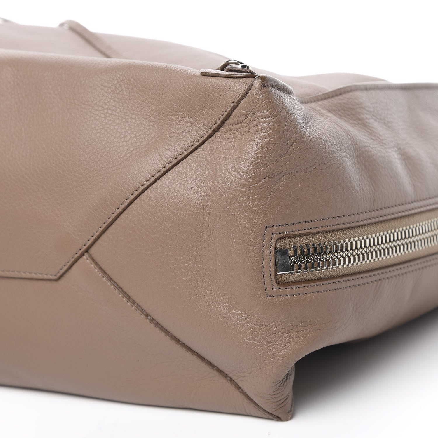 Balenciaga Veau Papier A4 Zip Around Tote Sable 10 of 13