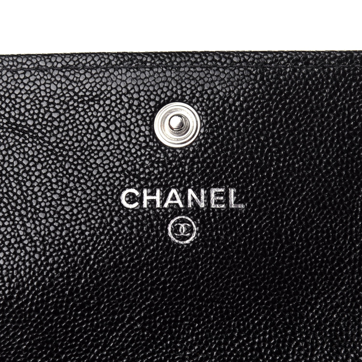 Chanel Caviar Quilted Boy Flap Card Holder Black 6 of 12