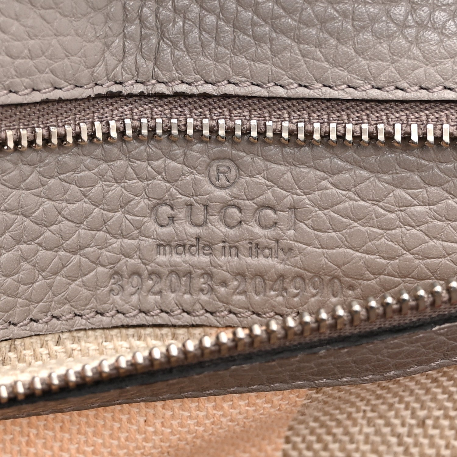 Gucci Cellarius Calfskin Medium Bamboo Daily Top Handle Bag Storm Grey 6 of 10