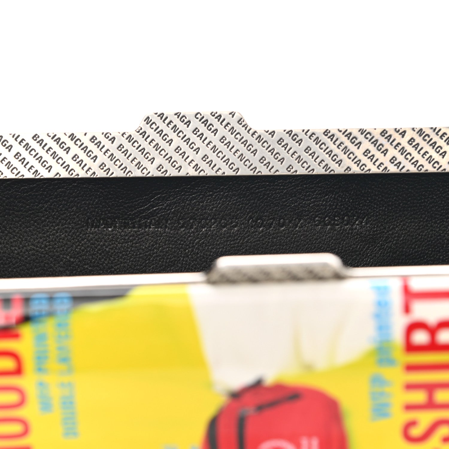 Balenciaga Patent Hard Mag Clutch Multicolor 7 of 7