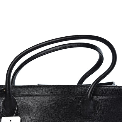 Chanel Calfskin Cerf Shopper Tote Black 10 of 11