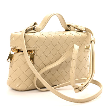 Bottega Veneta Calfskin Intrecciato Bang Bang Vanity Case Ecru 3 of 9