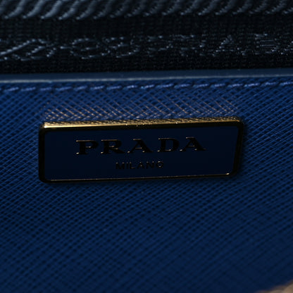 Prada Saffiano Lux Medium Promenade Tote Bluette 6 of 8