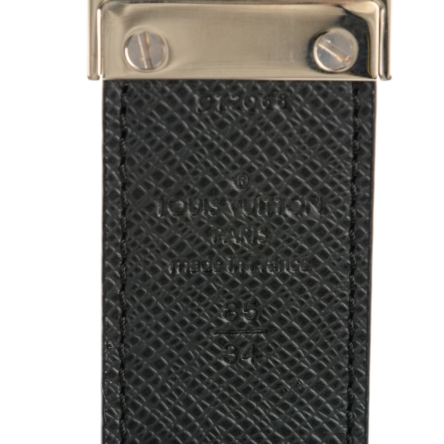 Damier Graphite 35mm LV Inventeur Reversible Belt 85 34