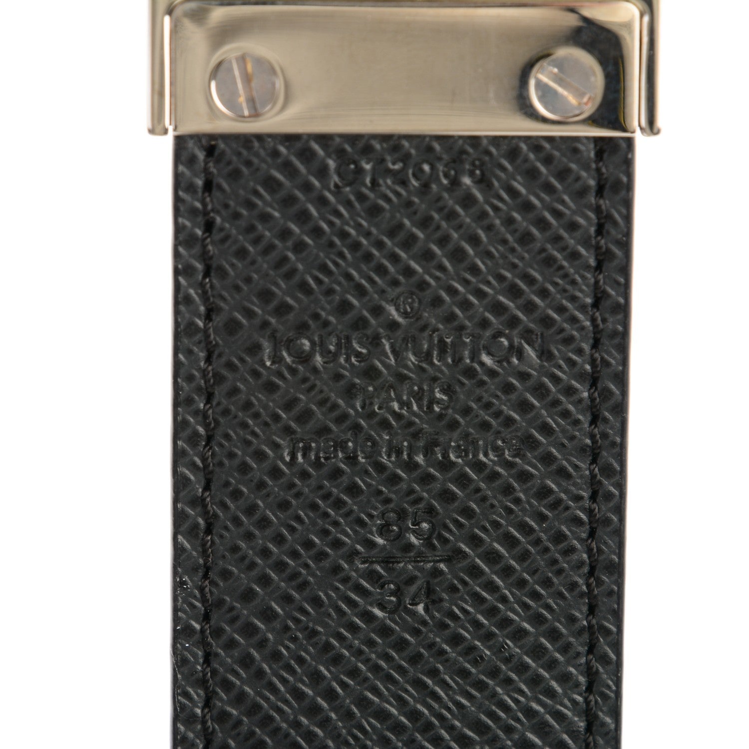 Louis Vuitton Damier Graphite 35mm LV Inventeur Reversible Belt 85 34 4 of 5