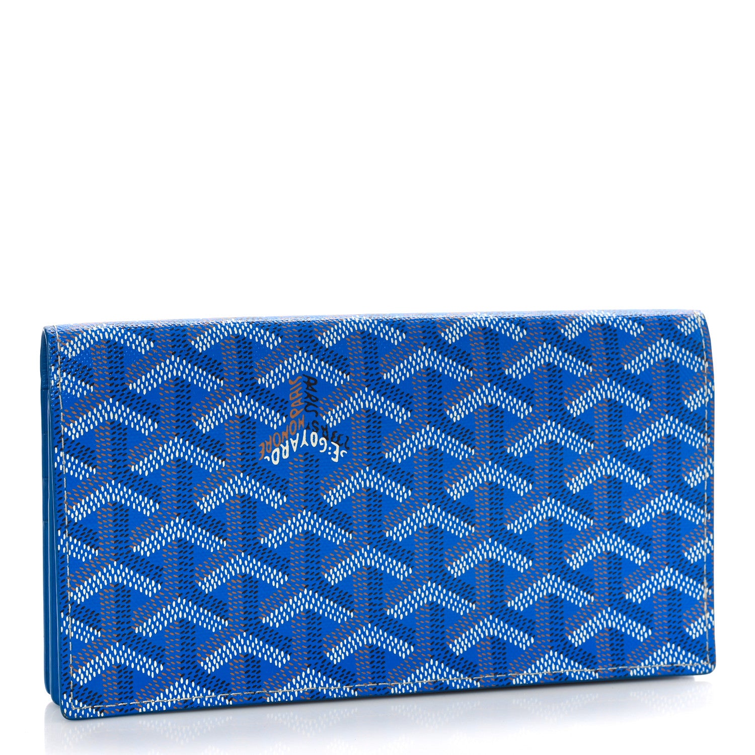 Goyard Goyardine Richelieu Wallet Sky Blue 3 of 10