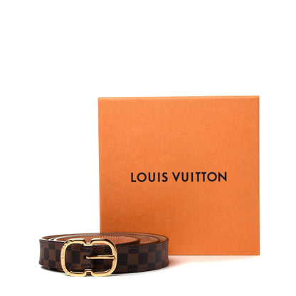 Louis Vuitton Damier Ebene Mini 25mm Belt 85 34 10 of 10