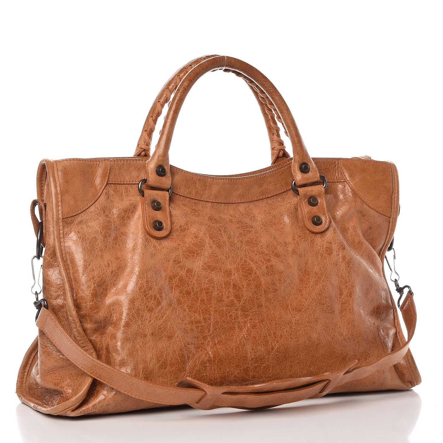 Balenciaga Agneau Classic Hardware City Marron Cannelle 3 of 13