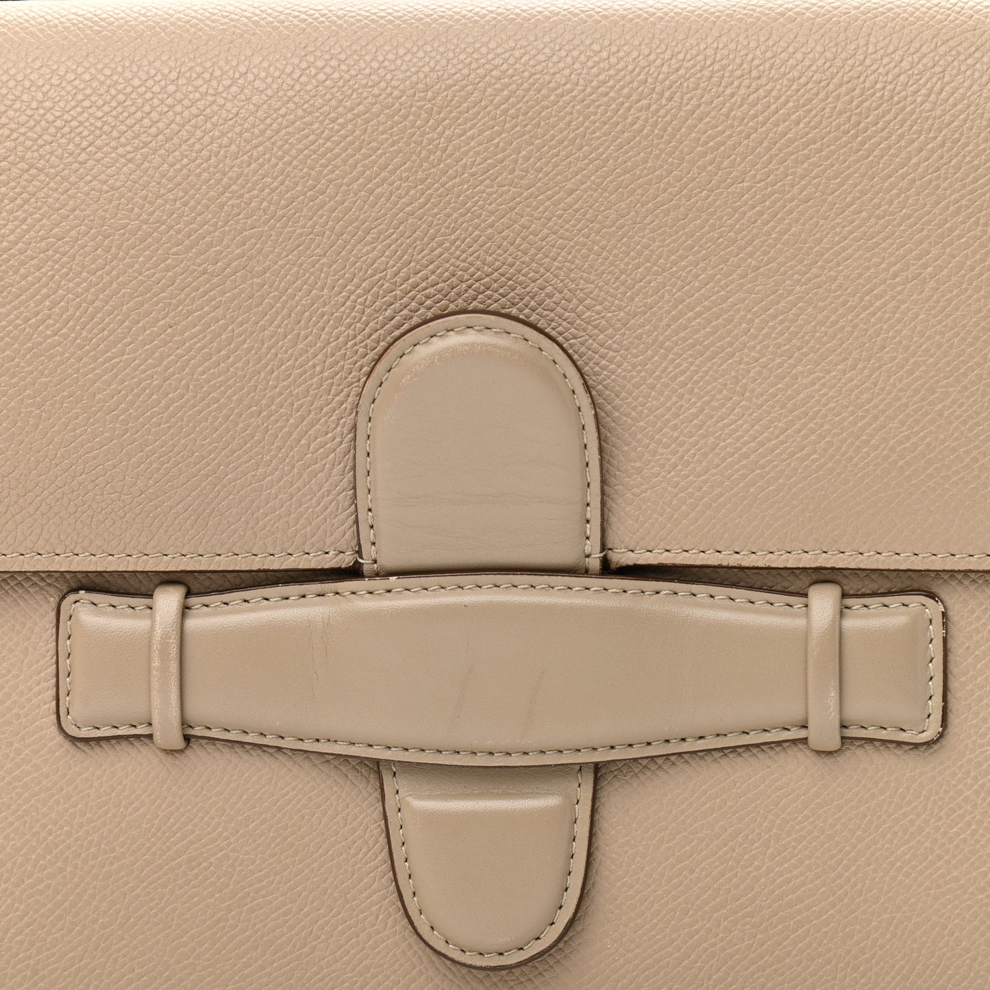 Baby Grained Calfskin Medium Symmetrical Bag Taupe