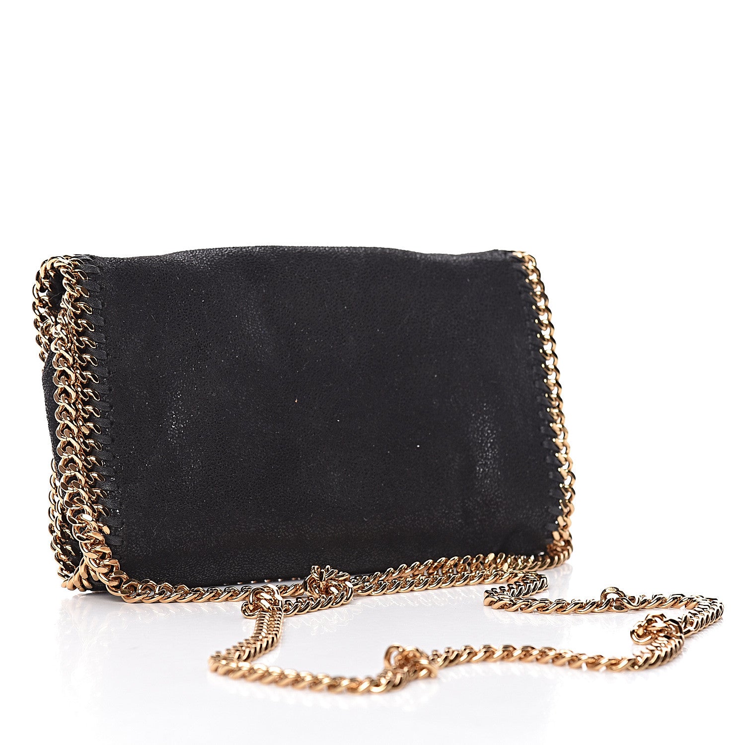Stella McCartney Shaggy Deer Falabella Crossbody Bag Black 3 of 10