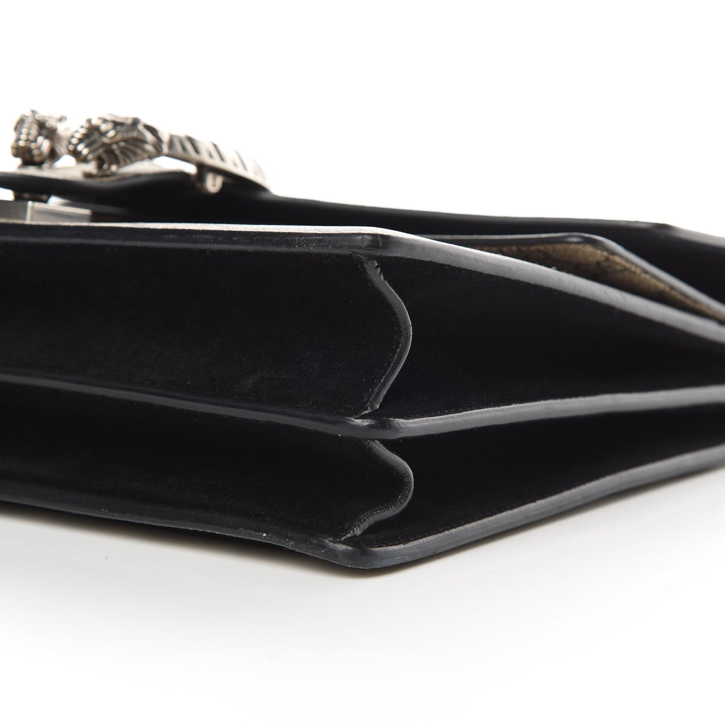 GG Supreme Monogram Medium Dionysus Shoulder Bag Black