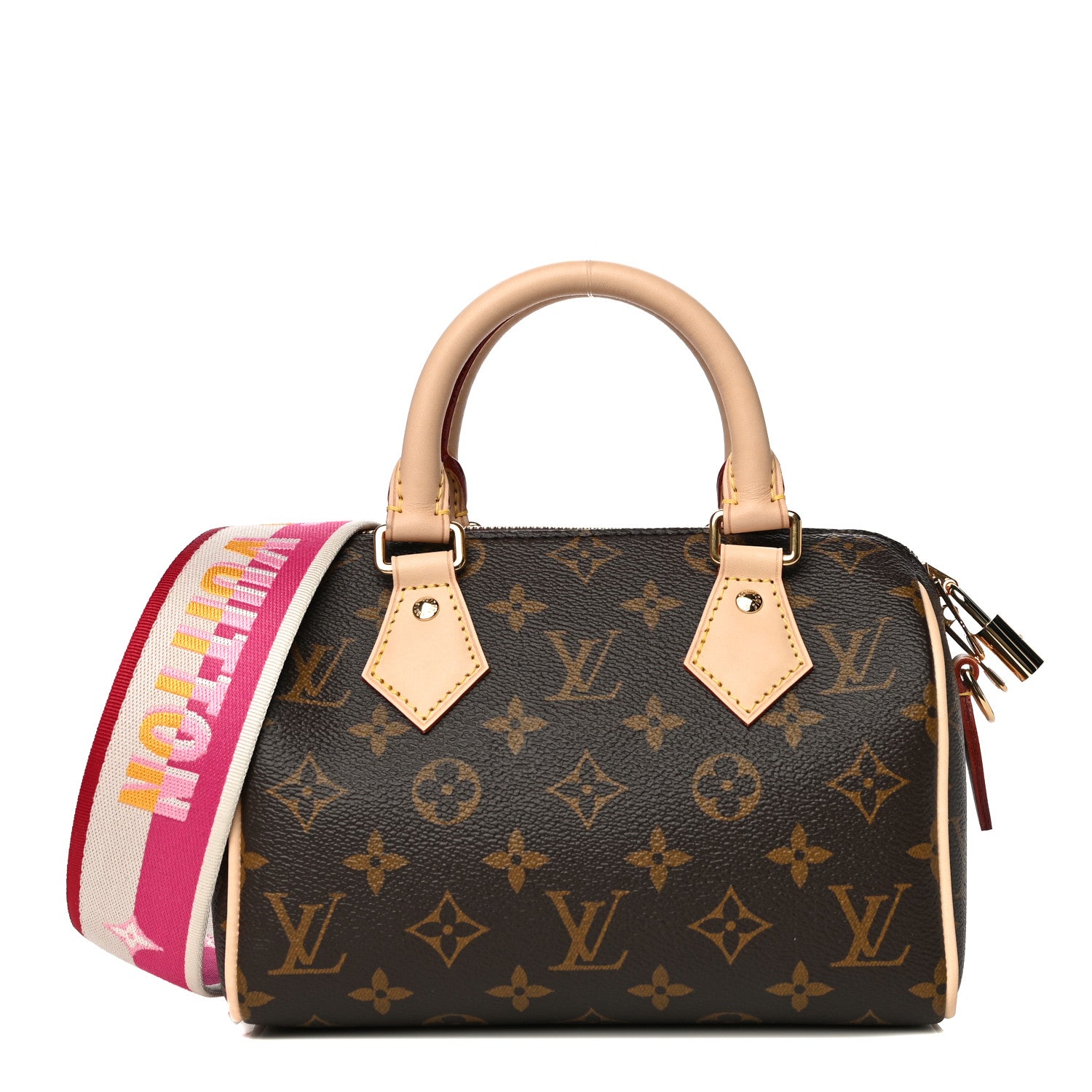 Louis Vuitton Monogram Speedy Bandouliere 20 Fuchsia 1 of 11