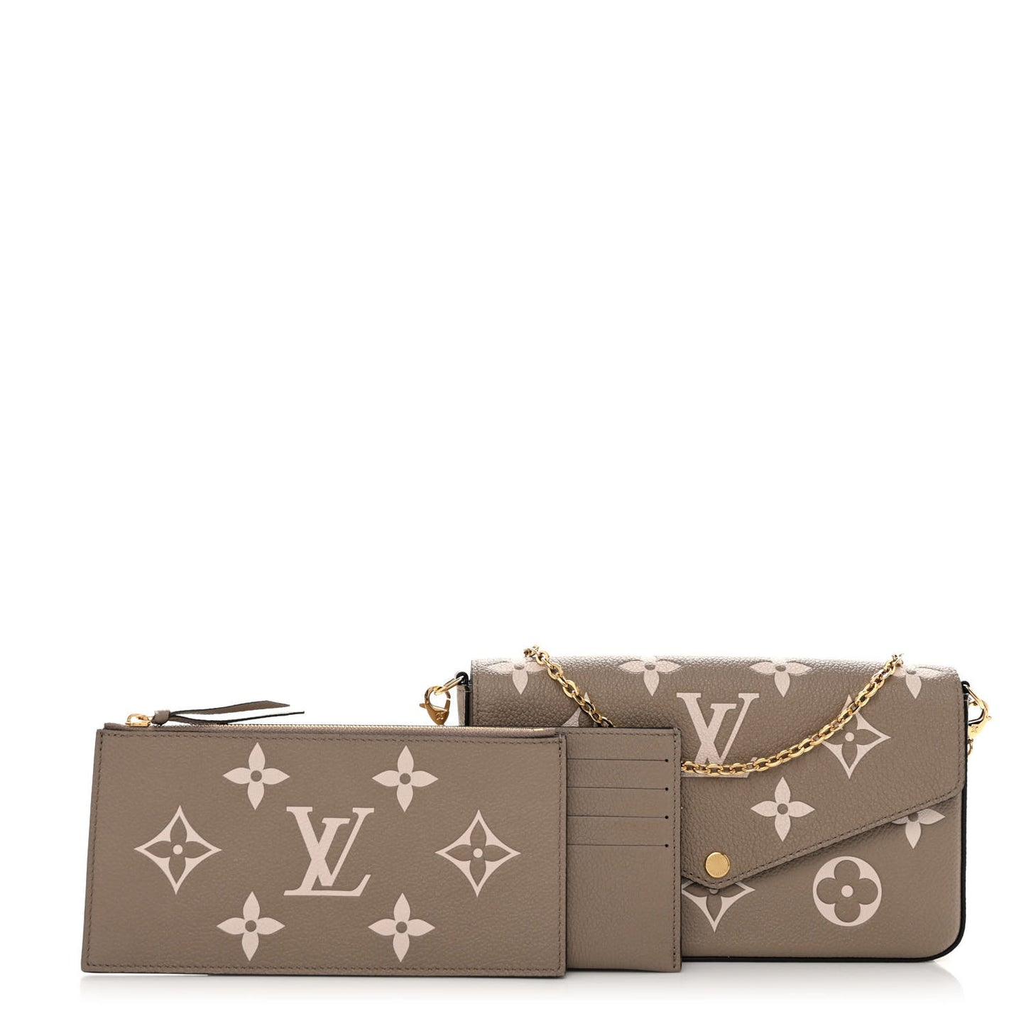 Empreinte Monogram Giant Felicie Pochette Tourterelle Creme