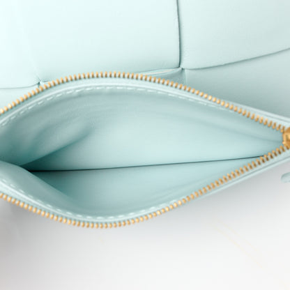 Bottega Veneta Lambskin Maxi Intreccio Candy Arco Tote Celadon 9 of 12