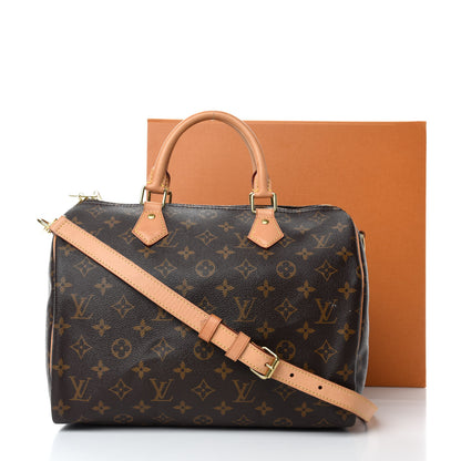 Louis Vuitton Monogram Speedy Bandouliere 30 14 of 14