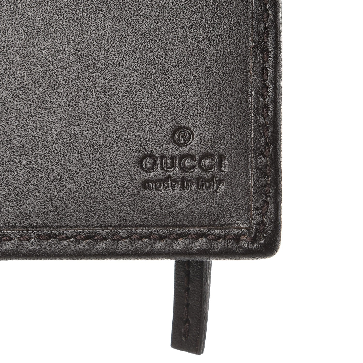 Gucci Monogram Calfskin Ladies Web Continental Wallet Beige Ebony Cocoa 6 of 9