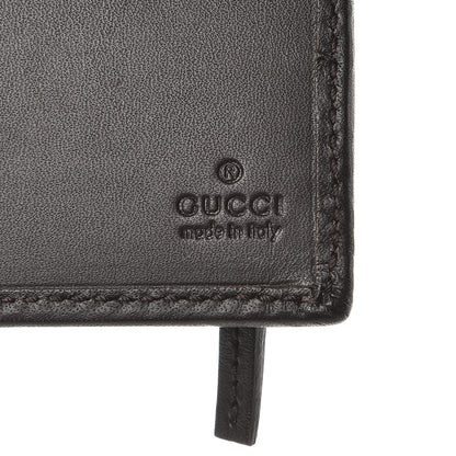 Gucci Monogram Calfskin Ladies Web Continental Wallet Beige Ebony Cocoa 6 of 9