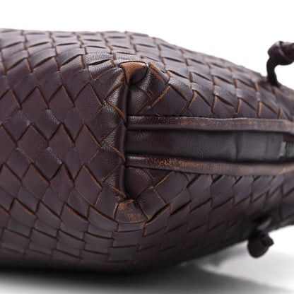 Bottega Veneta Nappa Intrecciato Nodini Crossbody Messenger Burgundy 14 of 17