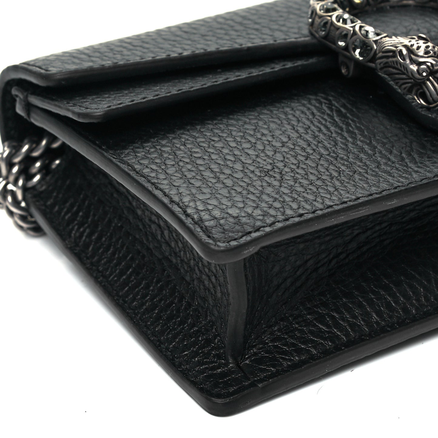 Calfskin Super Mini Dionysus Shoulder Bag Black