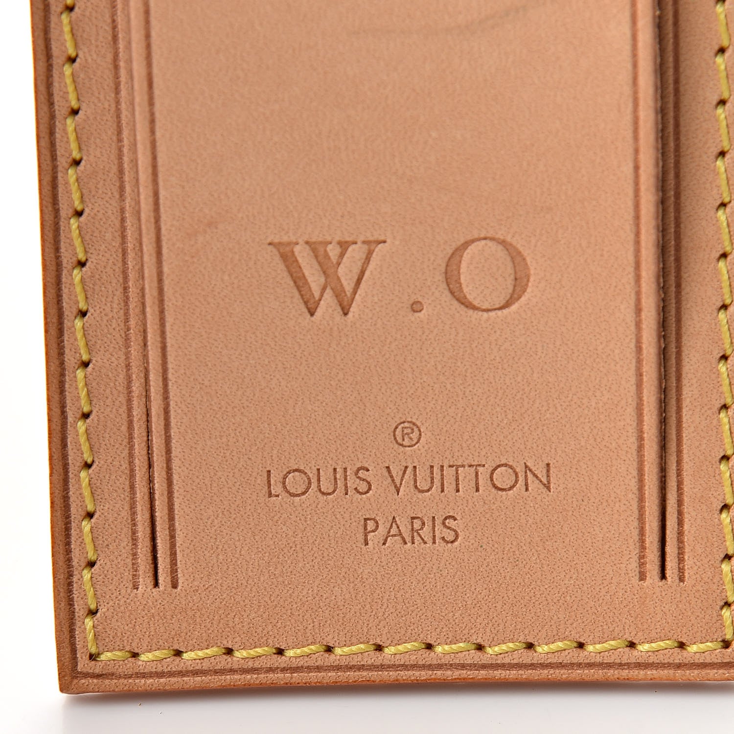 Louis Vuitton Vachetta Luggage Tag 3 of 5