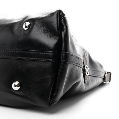 Louis Vuitton Lambskin CarryAll Vibe MM Black 9 of 9