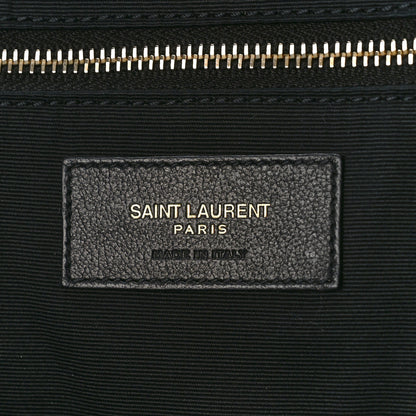 Saint Laurent Lambskin Quilted Maxi Icare Shopping Tote Black 7 of 9