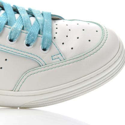 Chanel Calfskin Womens Logo Sneakers 40 White Blue 13 of 20
