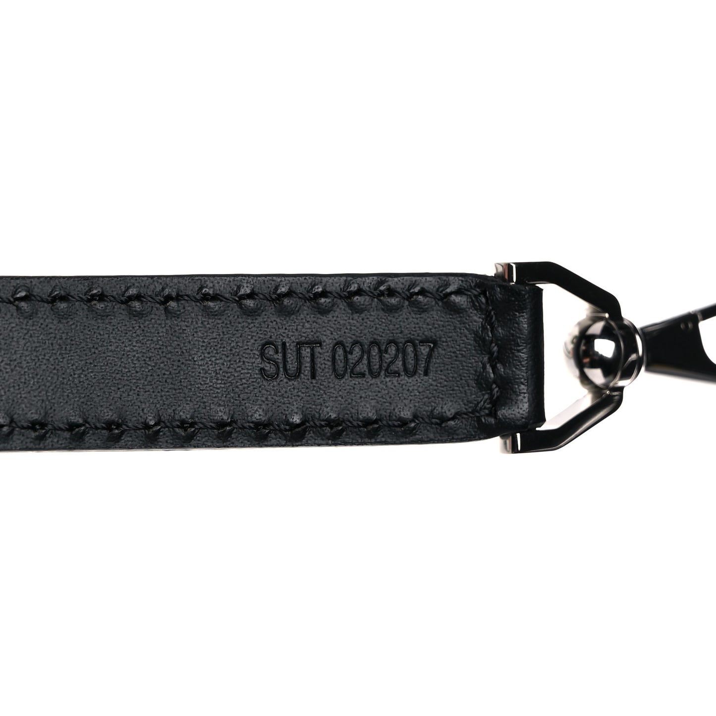 Calfskin Adjustable Shoulder Strap Black