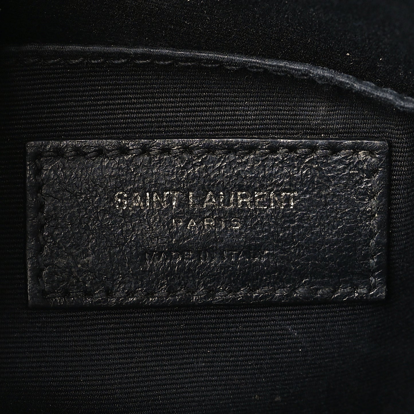 Calfskin Matelasse Monogram Monochrome Lou Camera Bag Black