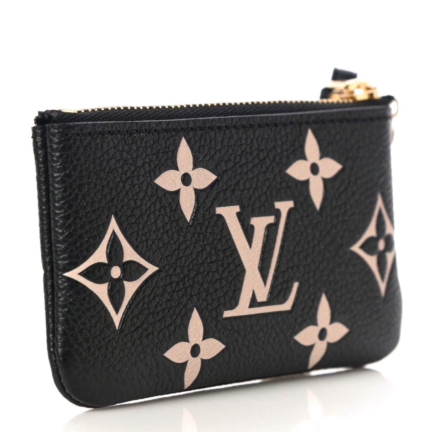 Empreinte Monogram Giant Key Pouch Black Beige