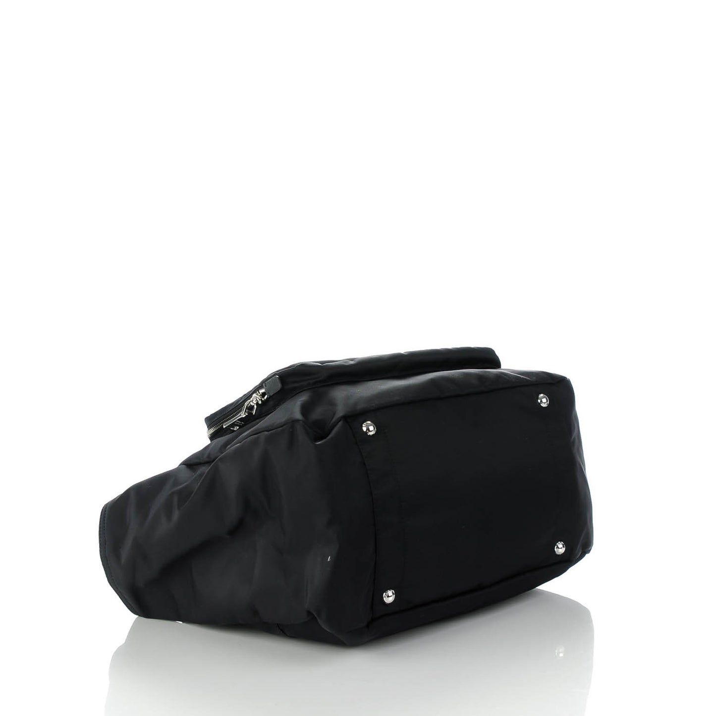 Tessuto Nylon Vela Diaper Bag Black