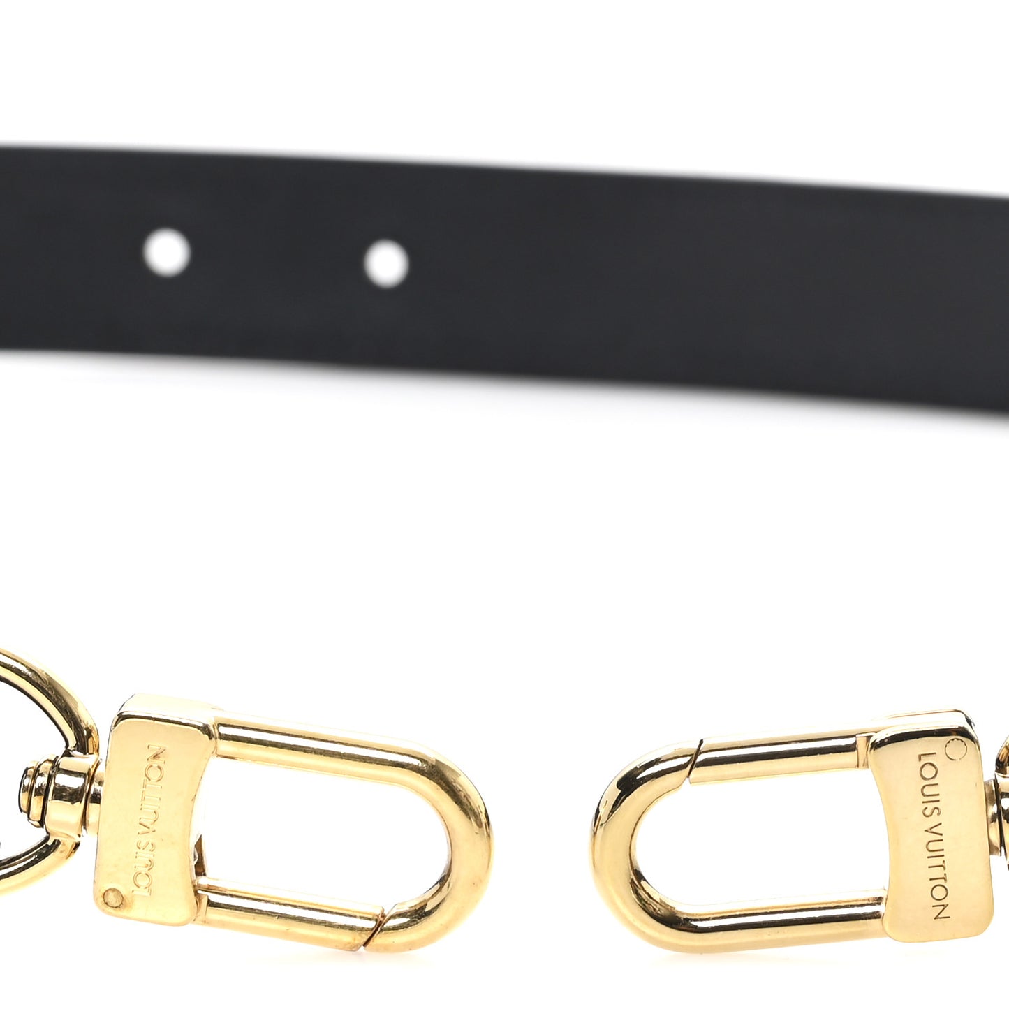 Calfskin Adjustable Odeon Shoulder Strap Black
