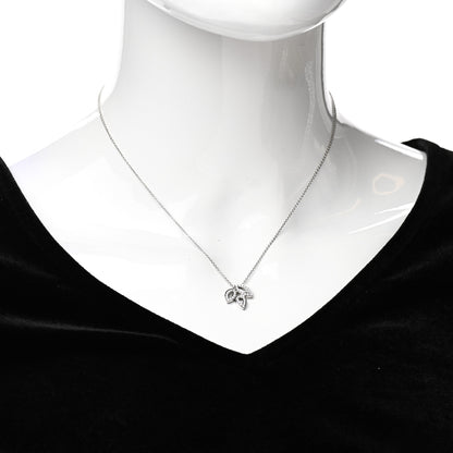Harry Winston Platinum Diamond Small Lily Cluster Pendant Necklace 2 of 6