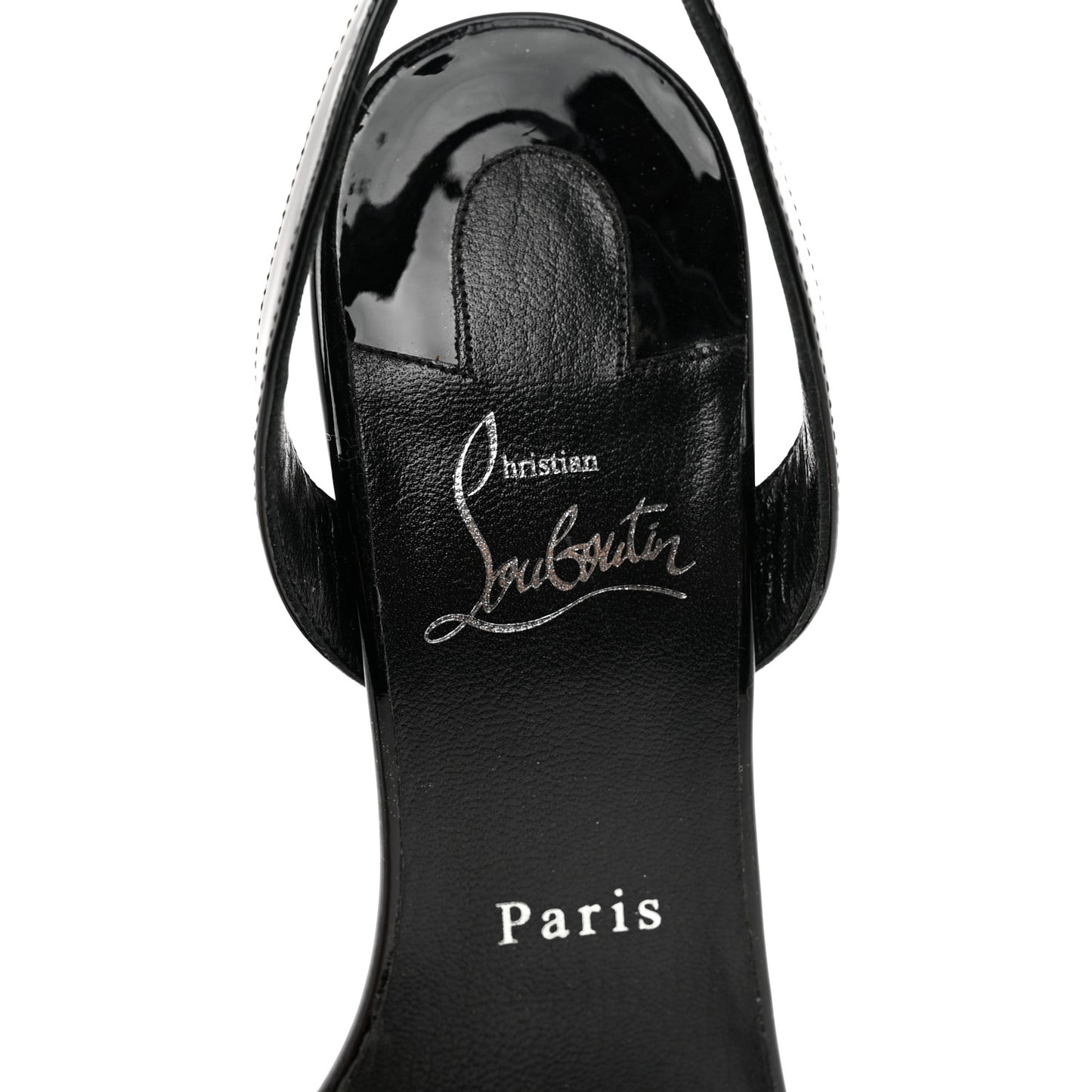 Patent Marylin Stiletto Halter Sandals 39 Black