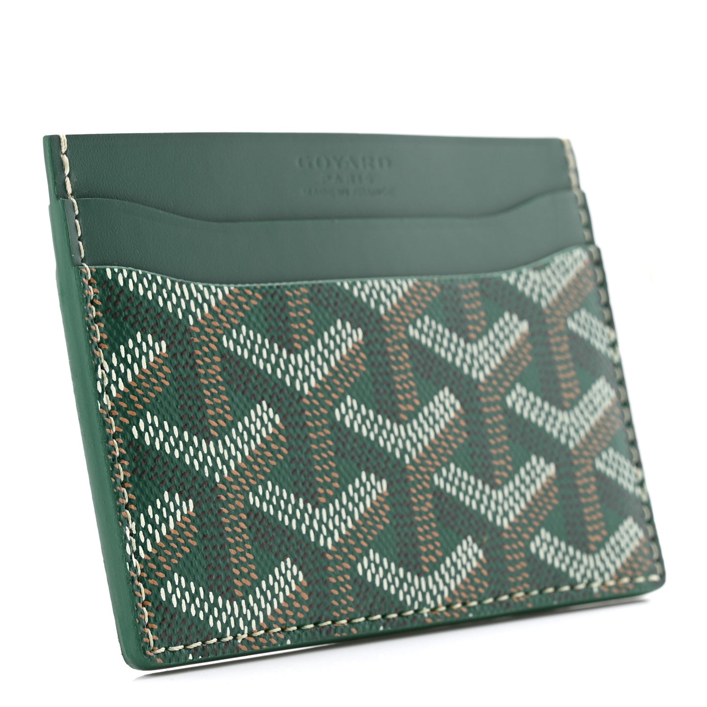 Goyardine Saint Sulpice Card Holder Green