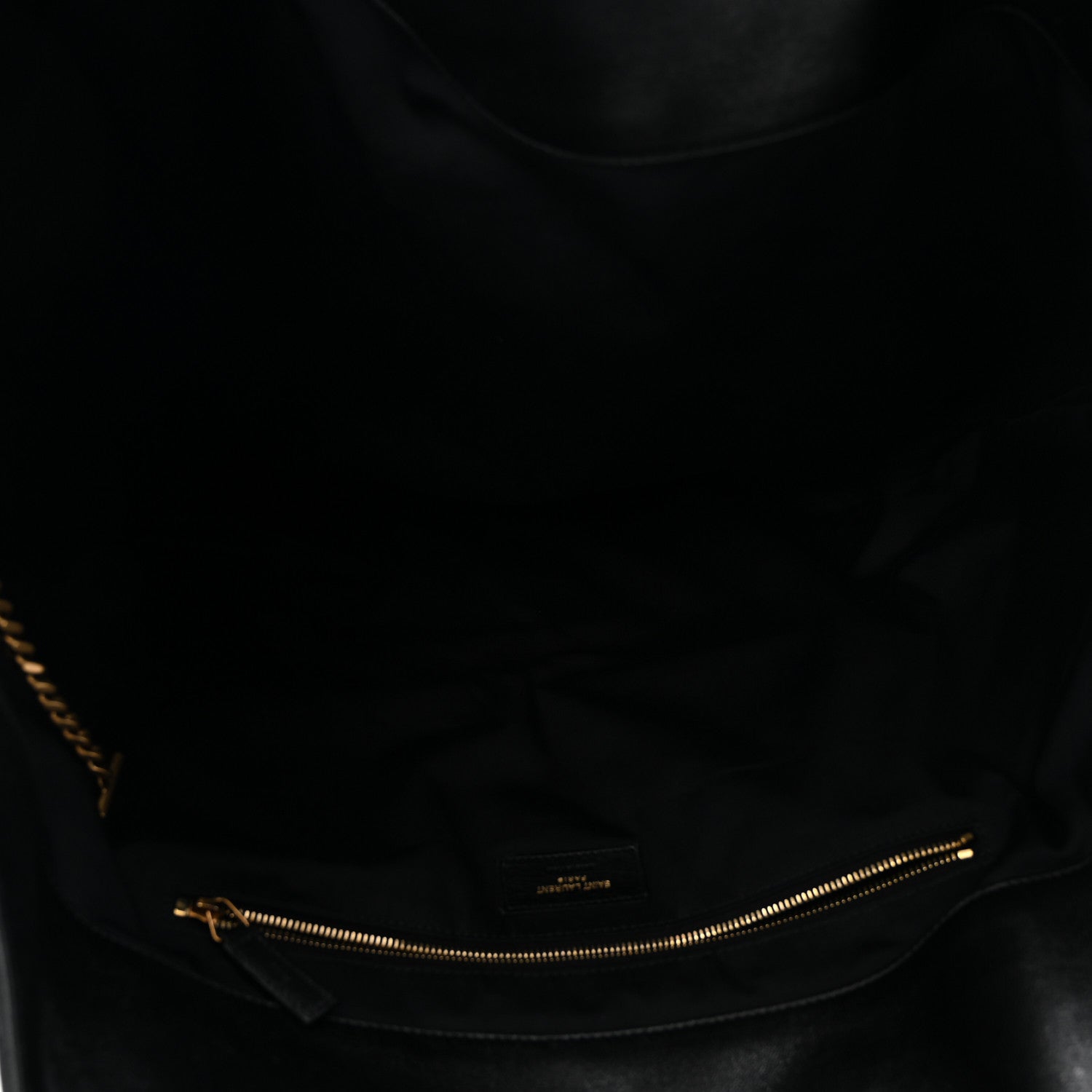 Saint Laurent Lambskin Quilted Maxi Icare Shopping Tote Black 6 of 11